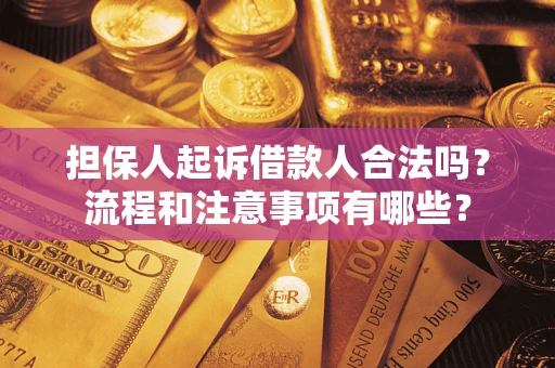 北京担保人起诉借款人合法吗？流程和注意事项有哪些？