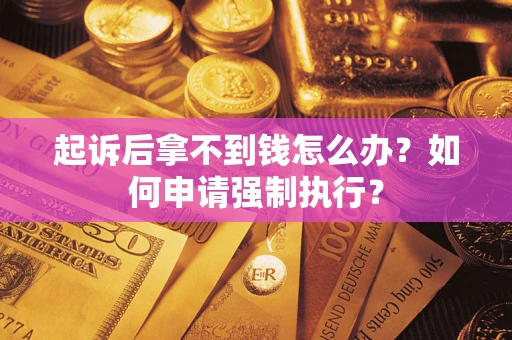 北京起诉后拿不到钱怎么办？如何申请强制执行？